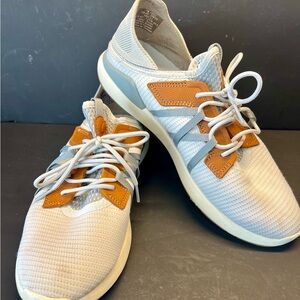 OluKai Mens Mio Li 10440-DW25 White Lace Up Casual Shoes Sneakers Size 11.5